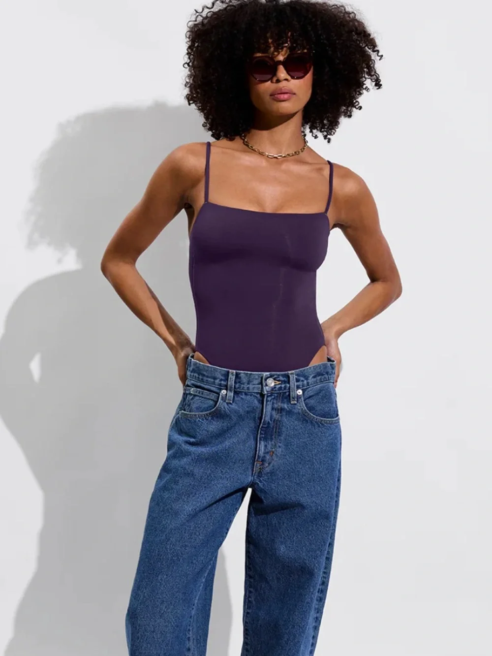 Left on Friday Retreat One-piece Swimsuit - Legend Purple size small tall - Picture 4 of 5
